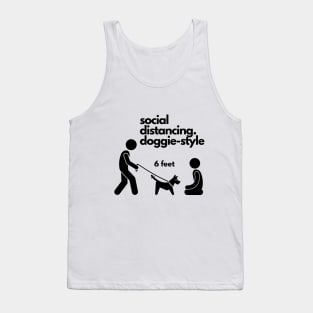 Social Distancing Doggie Style Tank Top